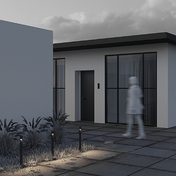 Уличный наземный светильник Hagen O423FL-L5GF