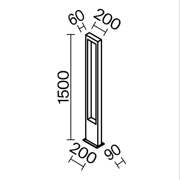 Уличный наземный светильник Bonn O425FL-L20GF