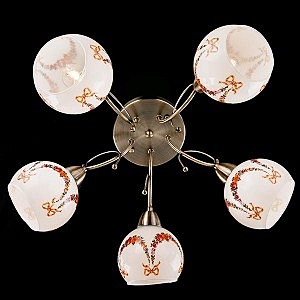 Потолочная люстра 30033 30033/5 античная бронза