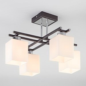 Потолочная люстра Devis 70018/4 хром/венге