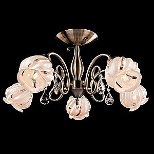 Потолочная люстра 70023 70023/5 античная бронза