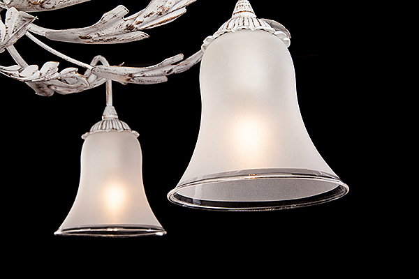 Потолочная люстра 70017 70017/5 белый с золотом