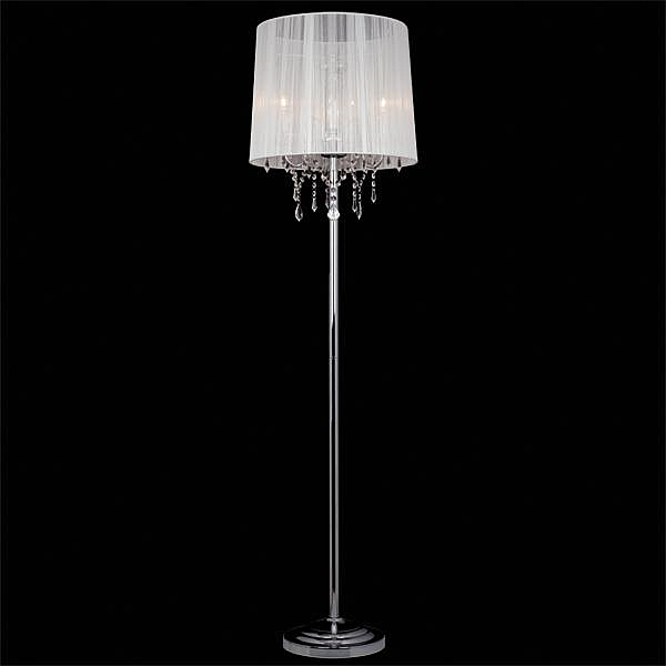 Торшер 2045 2045/3F хром/белый торшер