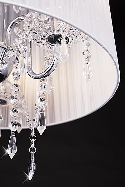 Торшер 2045 2045/3F хром/белый торшер