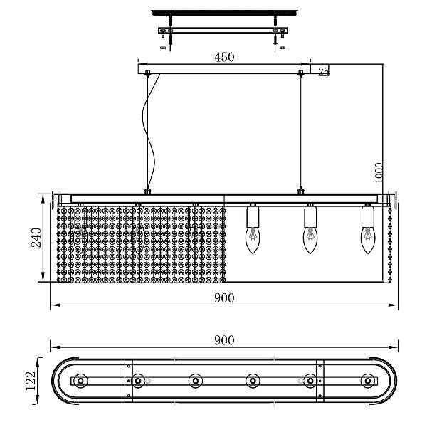 Подвесная люстра Niagara 10170/9
