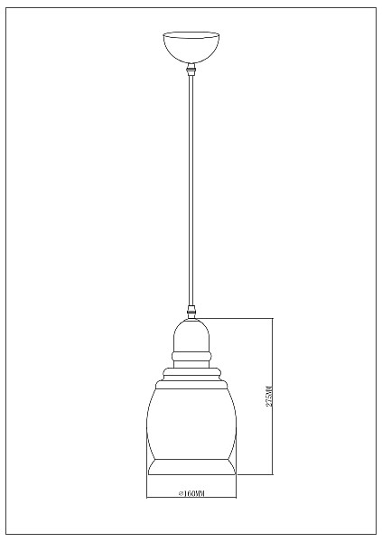 Светильник подвесной Fireside 1101/1