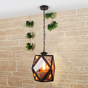 Уличный подвесной светильник Ambra Ambra H (35133/H) чёрный