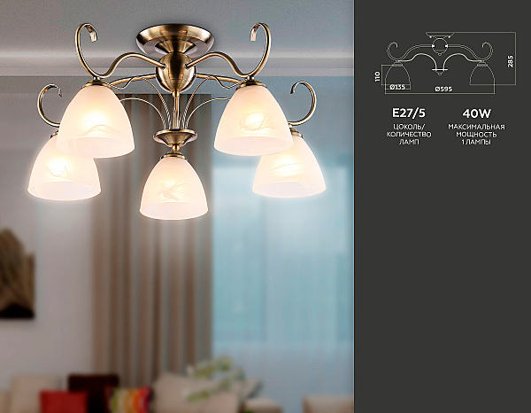 Потолочная люстра Traditional TR3046