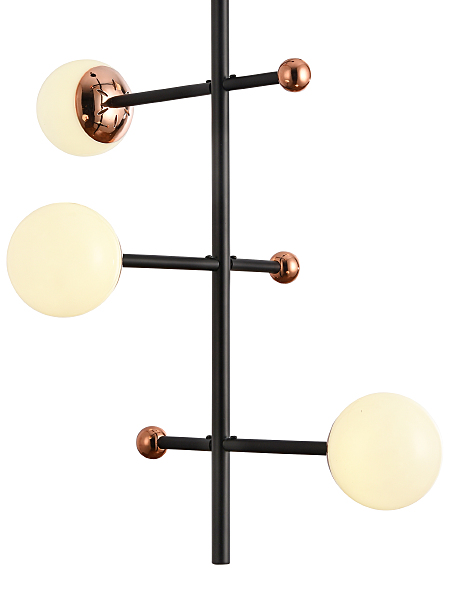 Подвесная люстра Loft Led LED LAMPS 81338 GOLD BLACK