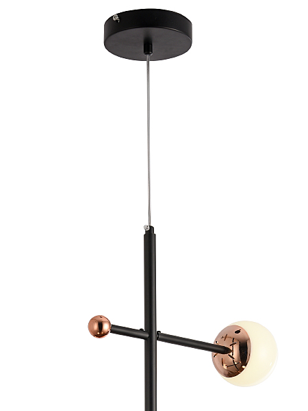 Подвесная люстра Loft Led LED LAMPS 81338 GOLD BLACK