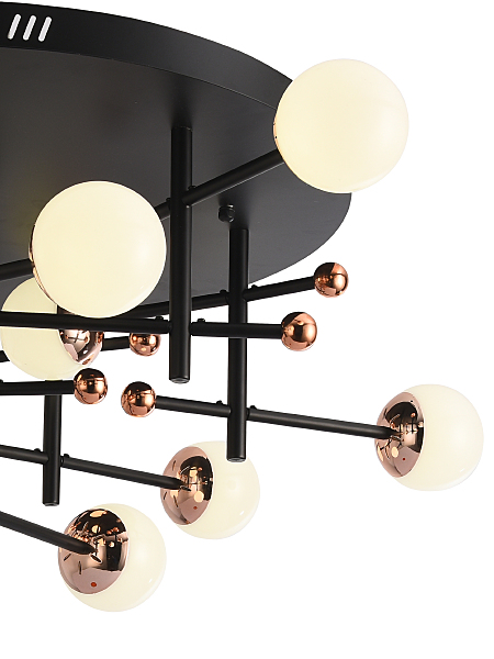 Потолочная люстра Loft Led LED LAMPS 81344 GOLD BLACK