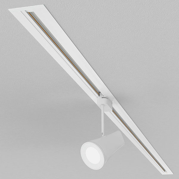 Шинопровод Track Rail WH Recessed 85083/00 / Встраиваемый однофазный шинопровод белый (2м.)