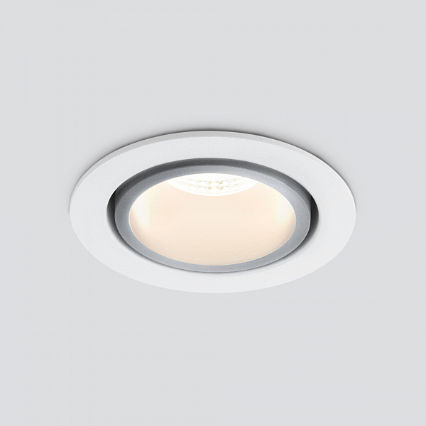 Встраиваемый светильник 15267/LED 15267/LED 7W 4200K WH/SL белый/серебро