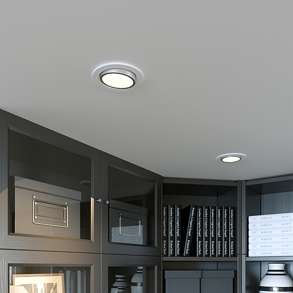 Встраиваемый светильник 15267/LED 15267/LED 7W 4200K WH/SL белый/серебро
