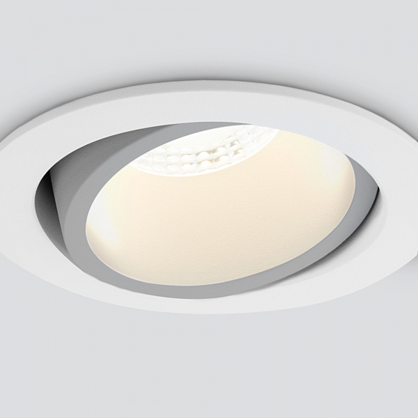 Встраиваемый светильник 15267/LED 15267/LED 7W 4200K WH/SL белый/серебро