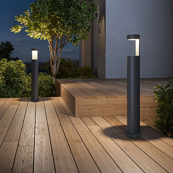 Уличный наземный светильник Nimbus 1640 TECHNO LED Nimbus Серый (35126/F)