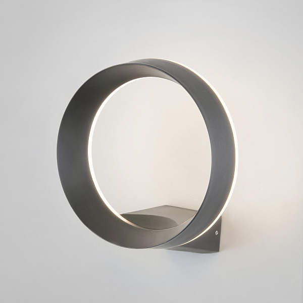 Уличный настенный светильник Ring 1710 TECHNO LED Ring серый