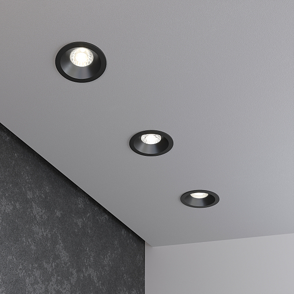Встраиваемый светильник 15266 15266/LED 7W 4200K BK черный
