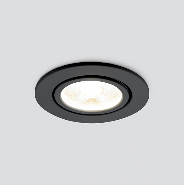 Встраиваемый светильник 15272/LED 15272/LED 5W 4200K BK черный