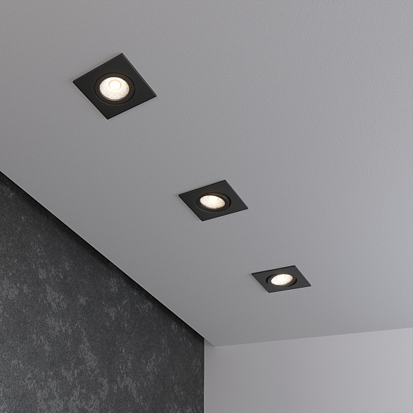 Встраиваемый светильник 15273/LED 15273/LED 5W 4200K BK черный