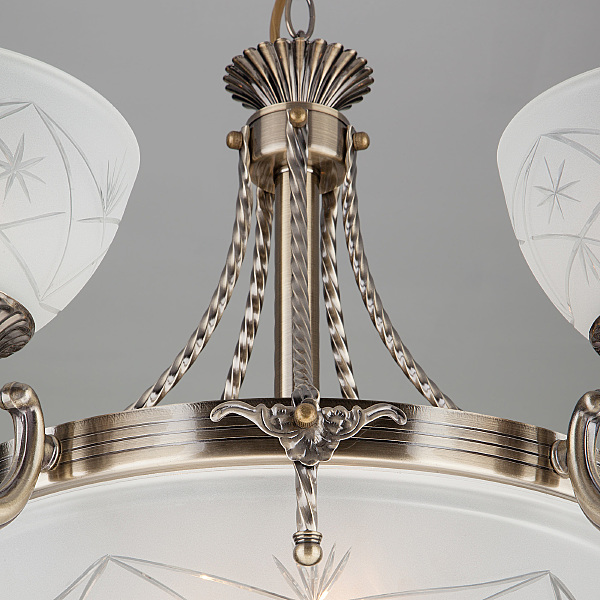 Подвесная люстра Kleo 60006/8 античная бронза