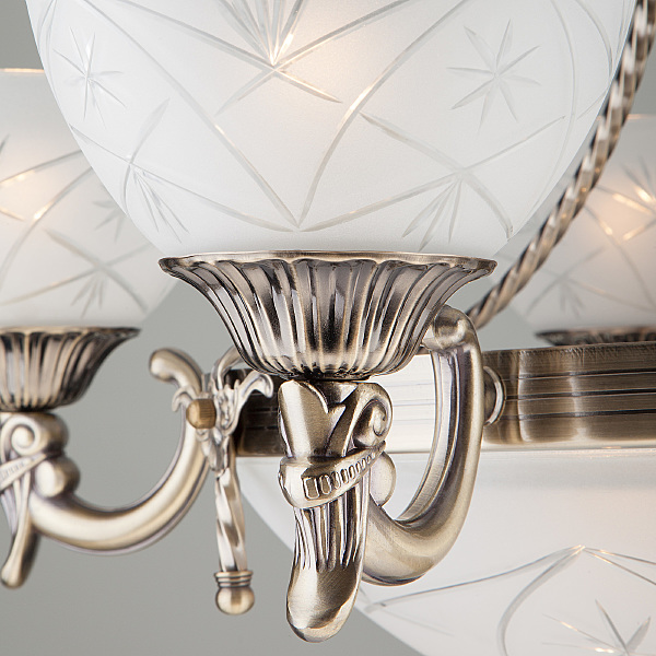 Подвесная люстра Kleo 60006/8 античная бронза