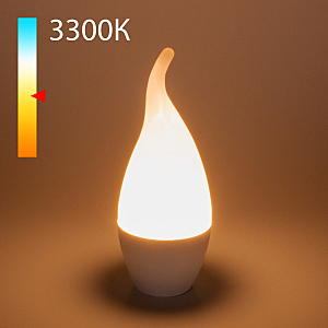 Светодиодная лампа Свеча на ветру Свеча на ветру СDW LED D 6W 3300K E14 (BLE1434)