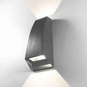 Уличный настенный светильник Forw 1016 TECHNO серый