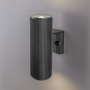 Уличный настенный светильник Strict 1403 TECHNO Strict серый