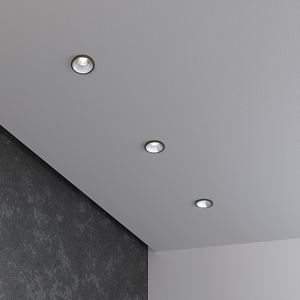 Встраиваемый светильник 15269/LED 15269/LED 3W SN/BK сатин/никель / черный