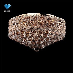 Потолочная люстра 3296 3296/8 золото/прозрачный хрусталь Strotskis