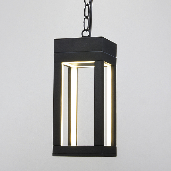 Уличный подвесной светильник Frame 1528 TECHNO LED Frame чёрный