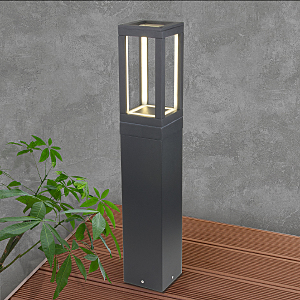 Уличный наземный светильник Frame 1529 TECHNO LED Frame серый