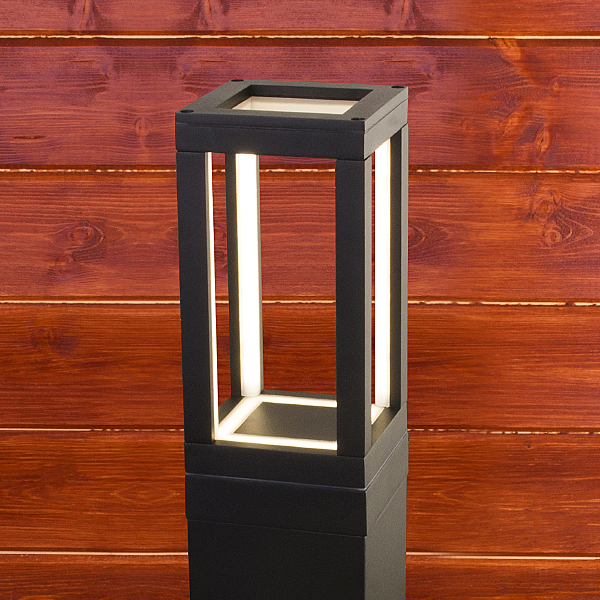 Уличный наземный светильник Frame 1529 TECHNO LED Frame чёрный