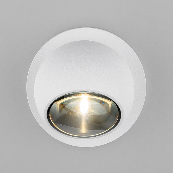Уличный настенный светильник Ball Ball LED белый (35143/S)