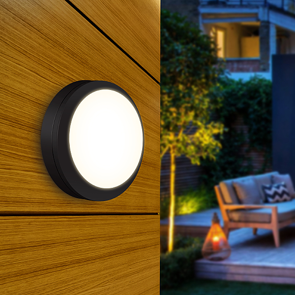 Уличный настенный светильник Circle LTB51 LED Светильник 15W 4200K Черный