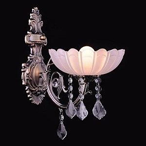 Настенное бра 22012 22012/1 античная бронза (с хрусталем Strotskis)