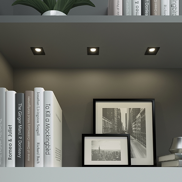 Встраиваемый светильник 15271/LED 15271/LED 3W BK черный