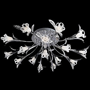 Потолочная люстра 5126 5126/16 хром/синий+красный+фиолетовый