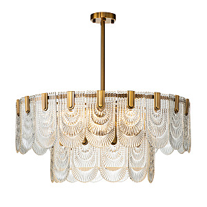 Люстра на штанге Salice 12022/A/9R Brass V000024