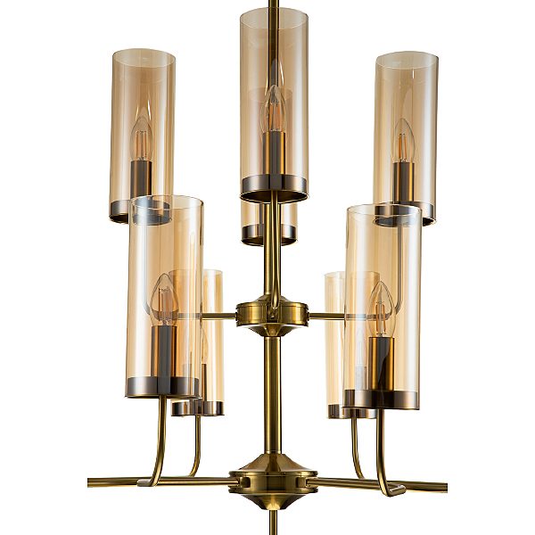 Люстра на штанге Balletto 13014/12R Brass V000254