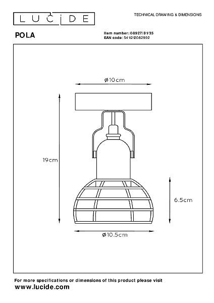 Светильник спот Paulien 08927/01/35