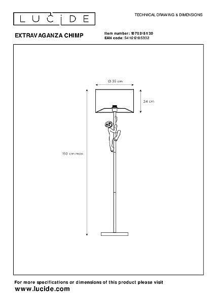 Торшер Extravaganza Chimp 10702/81/30