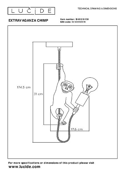 Светильник подвесной Extravaganza Chimp 10402/01/30
