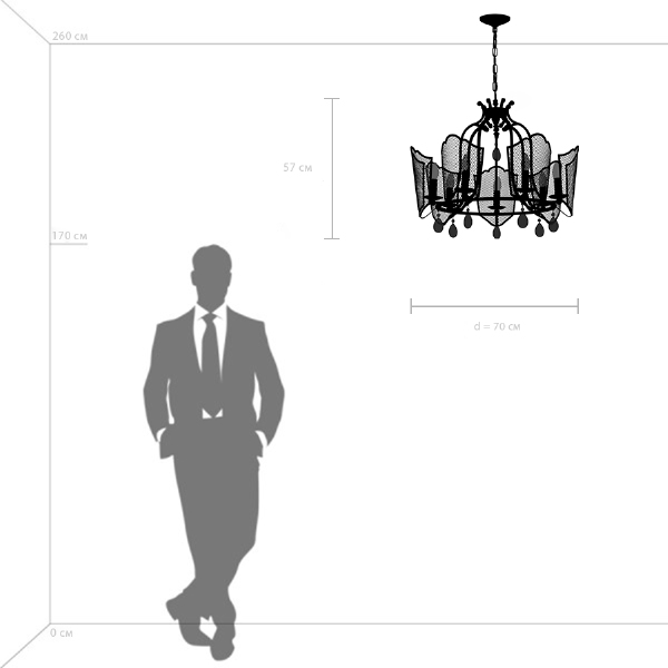 Подвесная люстра Castello 744077