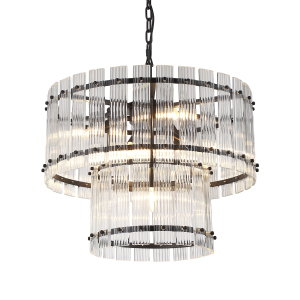 Подвесная люстра Ruby KG1112P-7 black/clear