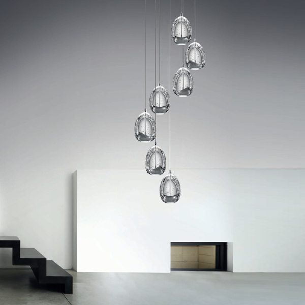 Люстра каскадная Terrene MD13003023-7A chrome