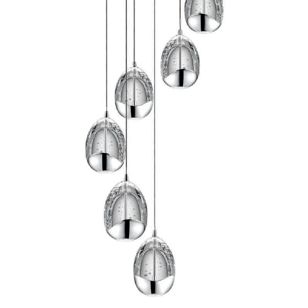 Люстра каскадная Terrene MD13003023-7A chrome