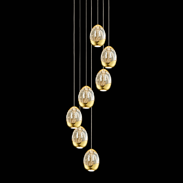 Люстра каскадная Terrene MD13003023-7A gold