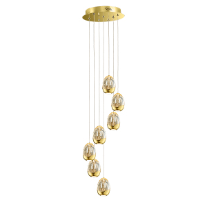 Люстра каскадная Terrene MD13003023-7A gold